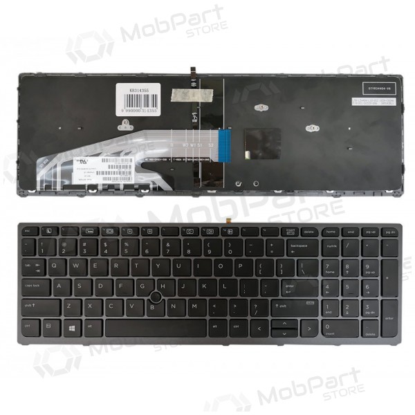 HP ZBook 15 G3, G4, 17 G3, G4 teclado (US) (con iluminación)