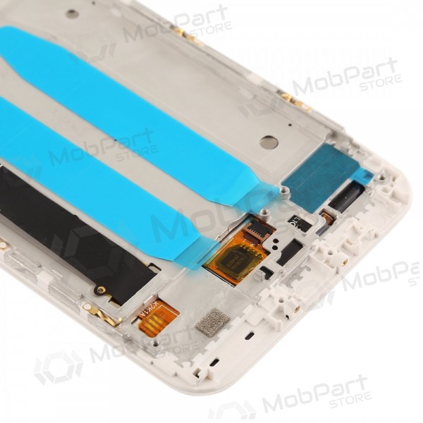 Xiaomi Mi A1 / Mi 5X pantalla (blanco) (con un marco) (usada grade C, original)
