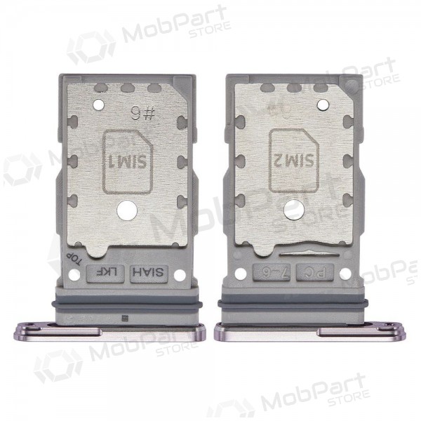 Samsung S918 Galaxy S23 Ultra Dual Titular de la tarjeta SIM (levandos) (service pack) (original)