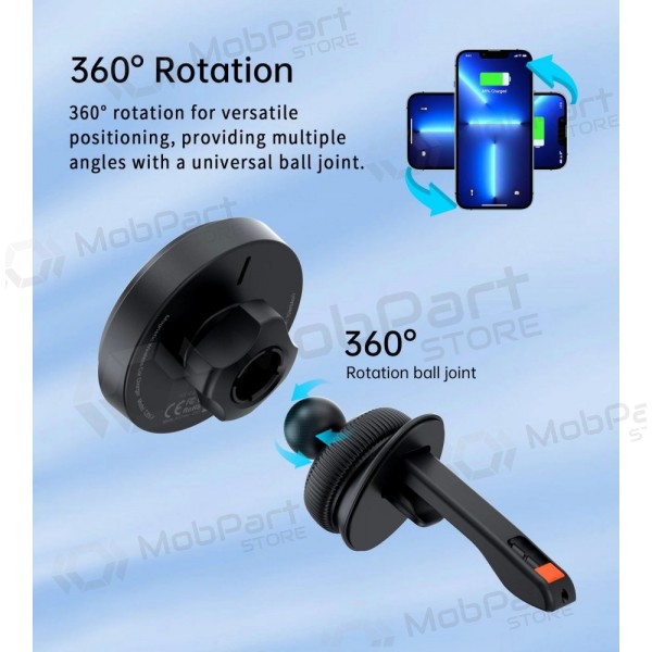 Automobilinis laikiklis-cargador Choetech T205-F MagSafe 15W negro