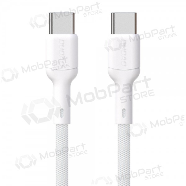 Cable USB-C Dudao L9C USB-C a USB-C 1 m 65 W blanco
