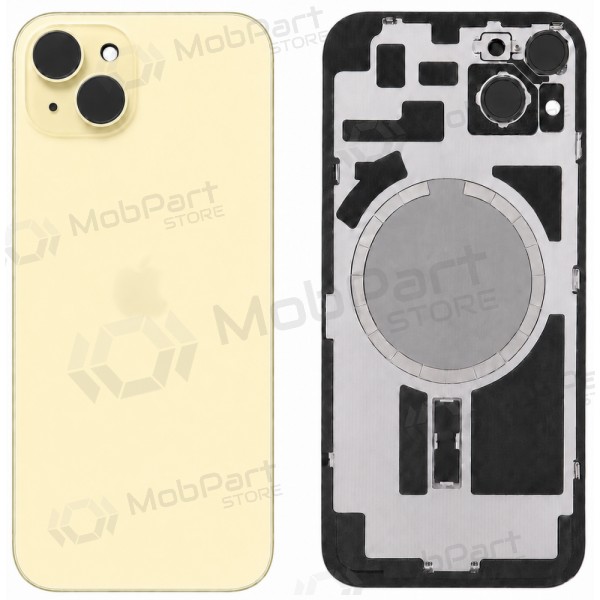 Tapa trasera para Apple iPhone 15 (amarilla) - Premium