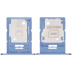 Soporte de tarjeta SIM para Samsung Galaxy A15 5G (azul) - service pack - original