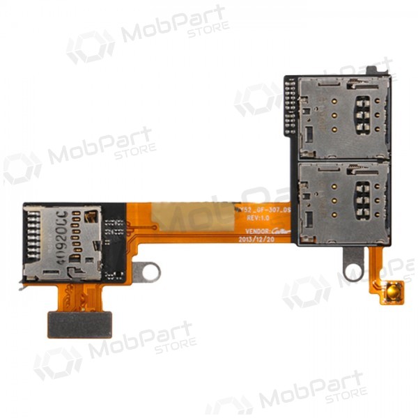 Sony Xperia M2 Dual D2302 / D2303 / D2305 / D2306 SIM y microSD tarjetas lizdo conector Sony Xperia M2 Dual D2302 / D2303 / D2305 / D2306 SIM y microSD tarjetas lizdo conector