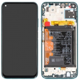 Huawei P40 Lite pantalla (Crush Green) (con un marco y bateria) (service pack) (original)