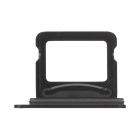 Soporte de tarjeta SIM para Apple iPhone 16, 16 Plus (negro).