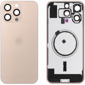 Tapa trasera para Apple iPhone 16 Pro Max (dorado) (Premium)