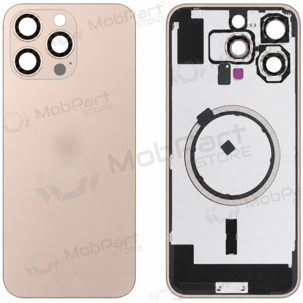 Tapa trasera para Apple iPhone 16 Pro Max (dorado) (Premium)
