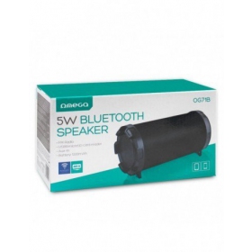 Bluetooth altavoz portátil OMEGA OG71 BAZOOKA (MicroSD, manos libres,FM, AUX) (negro)