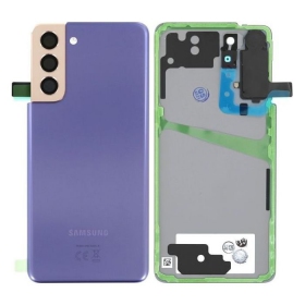 Samsung G991 Galaxy S21 5G tapa trasera de la batería (Phantom Violet) (usada grade B, original)