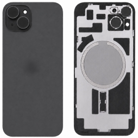 Tapa trasera para Apple iPhone 15 (negro) (Premium)