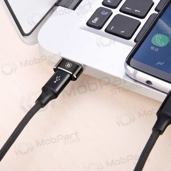 Adaptador Baseus Type-C to USB-A negro CAAOTG-01