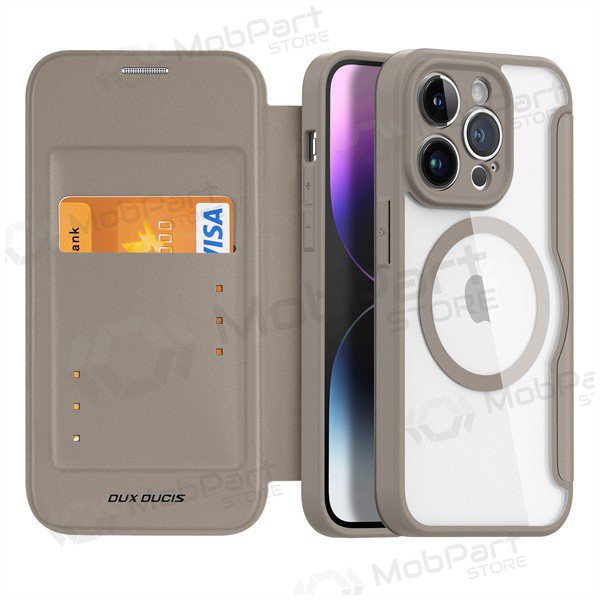 Funda para Apple iPhone 13 / 14 - Dux Ducis Skin X Pro (marrón)