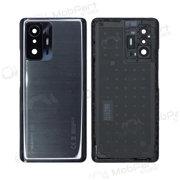 Xiaomi 11T / 11T Pro tapa trasera de la batería (negro) (original) (service pack)