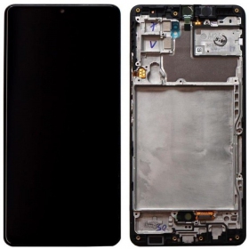 Samsung Galaxy A42 5G pantalla (negro) (con un marco) (original)