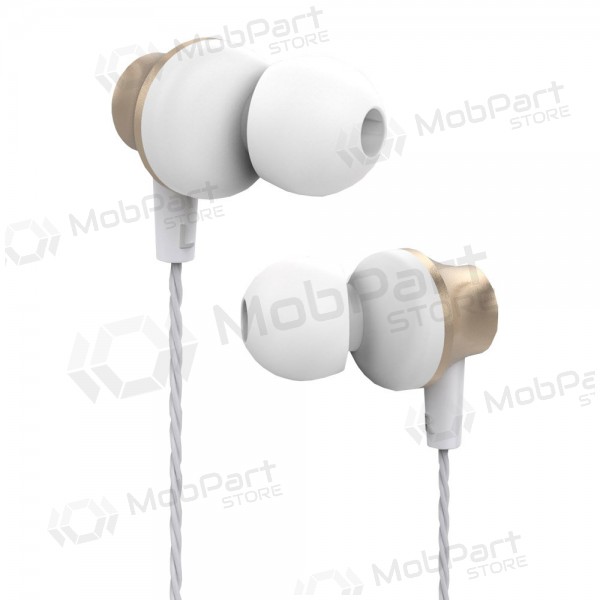 Manos libres Devia Metal In-ear 3,5mm (dorado)