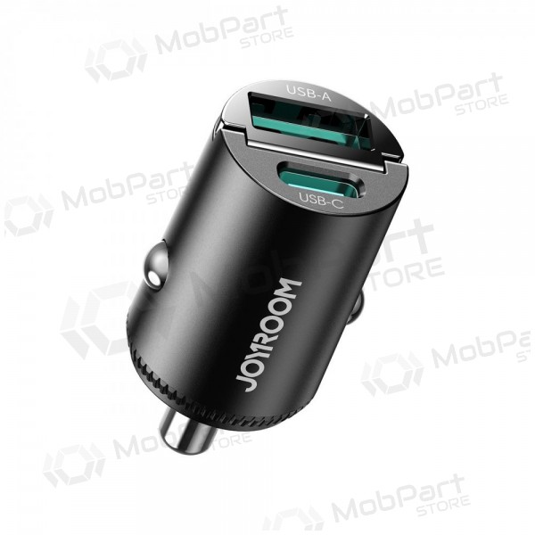 Cargador de coche Joyroom JR-CCN18 65 W USB-C + USB-A negro