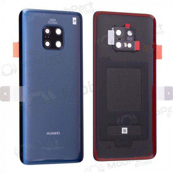 Huawei Mate 20 Pro tapa trasera de la batería azul (Midnight Blue) (usada grade B, original)