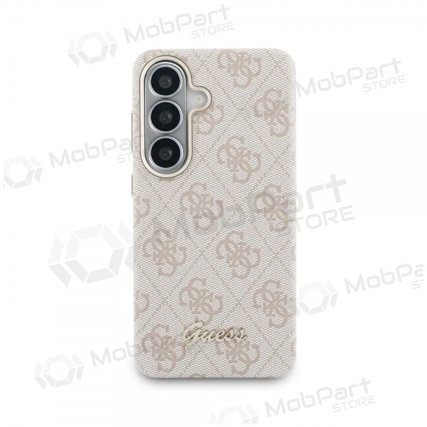 Funda para Samsung Galaxy S26 -Guess PU 4G Script Metal Logo Magnetic- (rosa)