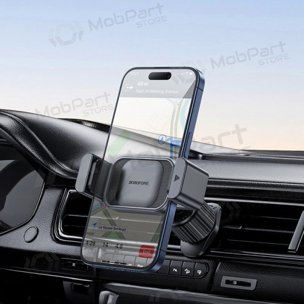 Soporte para teléfono de coche Borofone BH106 (air vent) negro