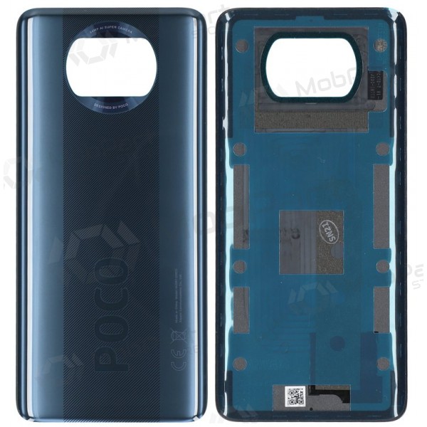Xiaomi Poco X3 Pro / X3 / X3 NFC tapa trasera de la batería (negro) (original) (service pack) Xiaomi Poco X3 Pro / X3 / X3 NFC tapa trasera de la batería (negro) (original) (service pack)