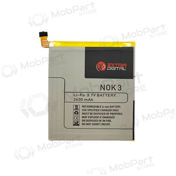 Nokia 3 bateria / acumulador (2630mAh) Nokia 3 bateria / acumulador (2630mAh)