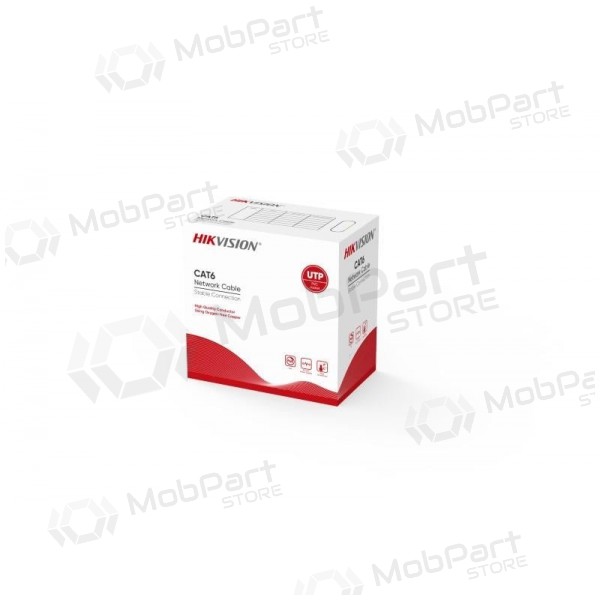 Cable de red Hik-vision UTP 6 (conductor de 0,55 mm, bobina de 305 m, para interior) DS-1LN6-UU