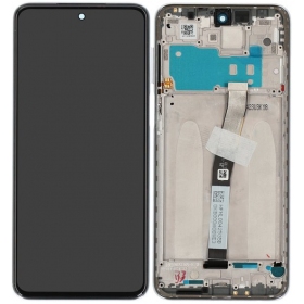 Xiaomi Redmi Note 9 Pro, Note 9S pantalla (blanco) (con un marco) (Premium)