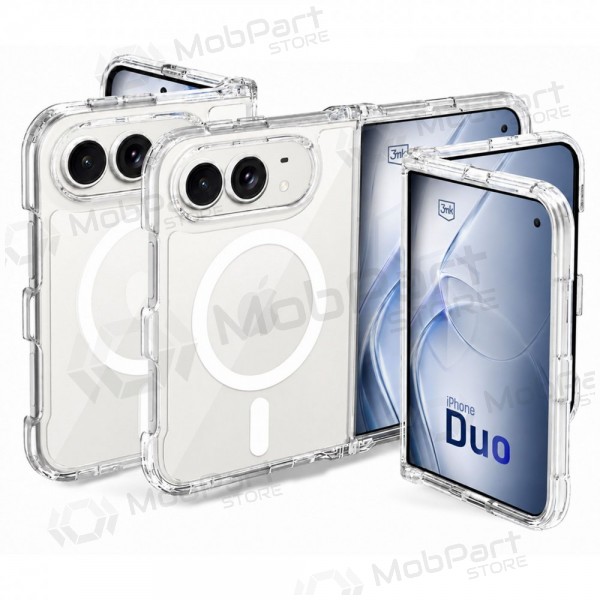 Funda para Apple iPhone Duo -3mk Armor MagCase- (transparente)