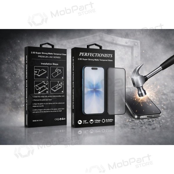 Cristal protector para Apple iPhone 15 Pro -Perfectionists 2.5D Super Strong Matte-