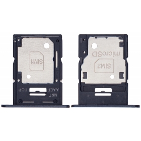 Soporte de tarjeta SIM para Samsung Galaxy A15 5G (negro) (original)