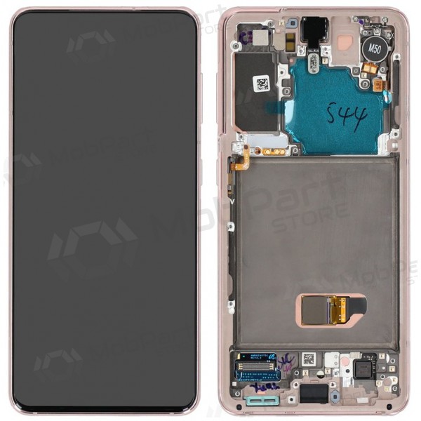 Samsung Galaxy S21 5G pantalla (violeta) (con un marco) (original)