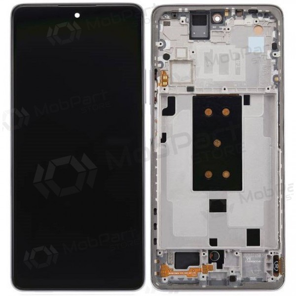 Pantalla Xiaomi 11T 5G (blanca) (con marco) (original)