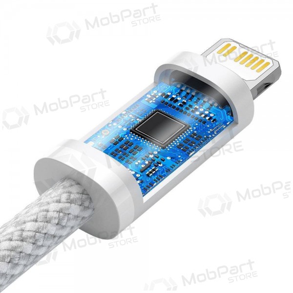 Cable Baseus Dynamic Type-C - Lightning 20W 1.0m (blanco) CALD000002