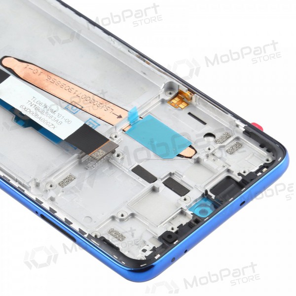 Xiaomi Poco X3 / X3 NFC pantalla (azul) (con un marco) (service pack) (original)