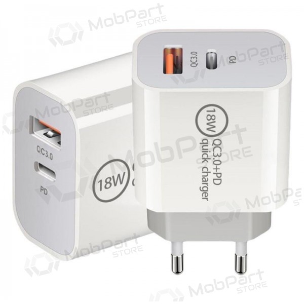 Cargador 18W PD+QC3.0 SDC-18WACB (3A)