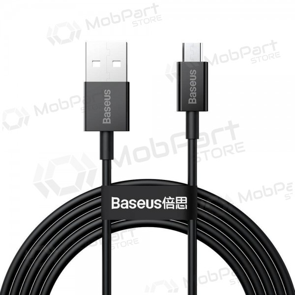 Cable USB Baseus Superior microUSB 2A 2.0m (negro) CAMYS-A01