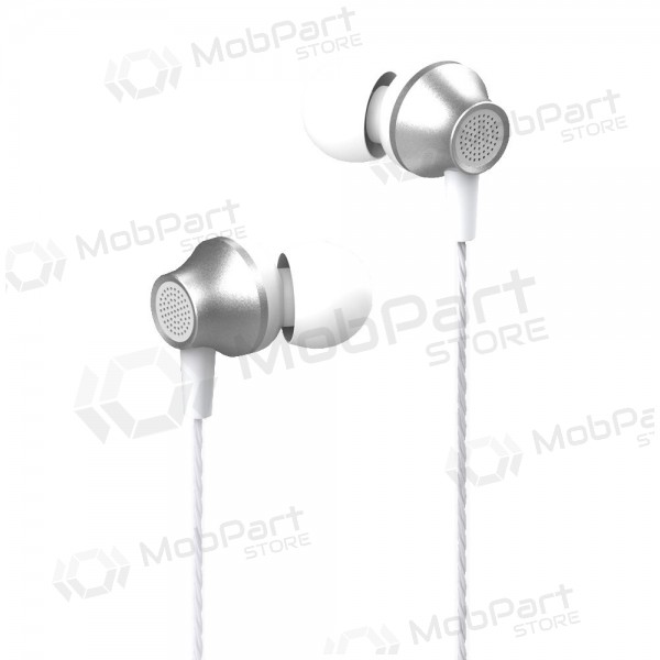 Manos libres Devia Metal In-ear 3,5mm (plata)