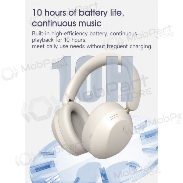 Auriculares inalámbricos con micrófono Dudao X22Max Bluetooth USB-C blancos