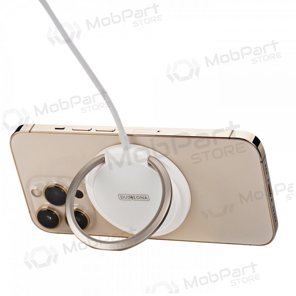 Cargador inalámbrica DUZZONA W1 MagSafe 15W (blanco)