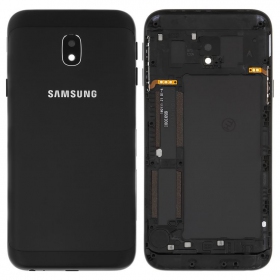 Samsung J330 Galaxy J3 2017 tapa trasera de la batería (negro) (usada grade C, original)