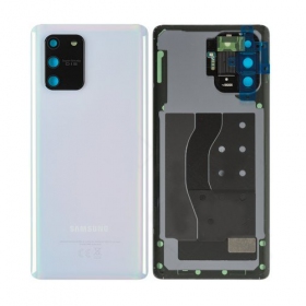 Samsung G770 Galaxy S10 Lite tapa trasera de la batería blanco (Prism White) (usada grade C, original)