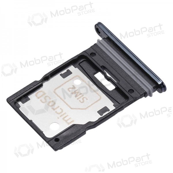 Samsung A536 Galaxy A53 5G Titular de la tarjeta SIM (negro) (service pack) (original) Samsung A536 Galaxy A53 5G Titular de la tarjeta SIM (negro) (service pack) (original)
