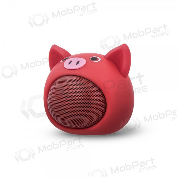 Altavoz portátil Bluetooth Forever Sweet Animal Pig Rose ABS-100
