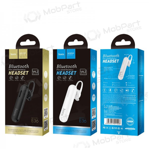 Inalámbrica manos libres Hoco E36 negro