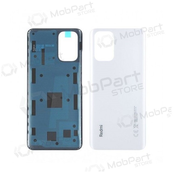 Xiaomi Redmi Note 10 4G tapa trasera de la batería (Pebble White)