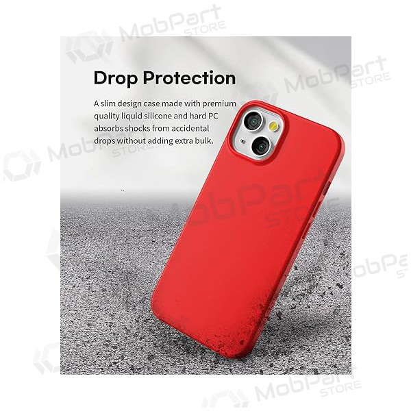 Funda para Apple iPhone 14 - Mercury Soft Feeling (rojo)
