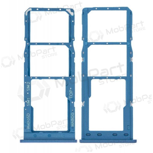 Samsung Galaxy A125 A12 / A127 A12S Titular de la tarjeta SIM (azul) (service pack) (original) Samsung Galaxy A125 A12 / A127 A12S Titular de la tarjeta SIM (azul) (service pack) (original)