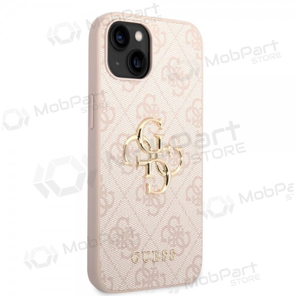 Funda para Apple iPhone 14 - Guess PU 4G Metal Logo (rosa)