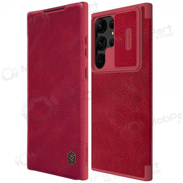 Samsung Galaxy S23 Plus funda „Nillkin Leather“ (rojo)